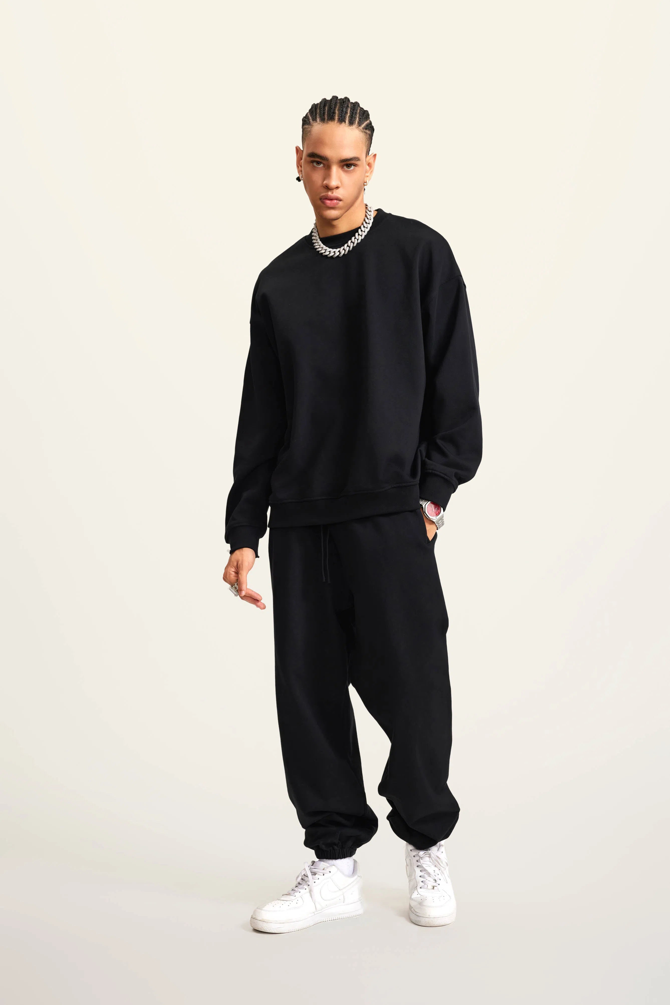 Sweatshirt FW-24 440G - BLACK