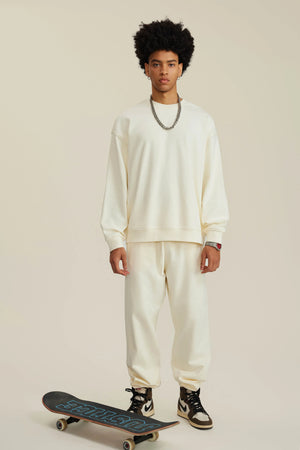Sweatshirt FW-24 440G - MILK TEA WHITE