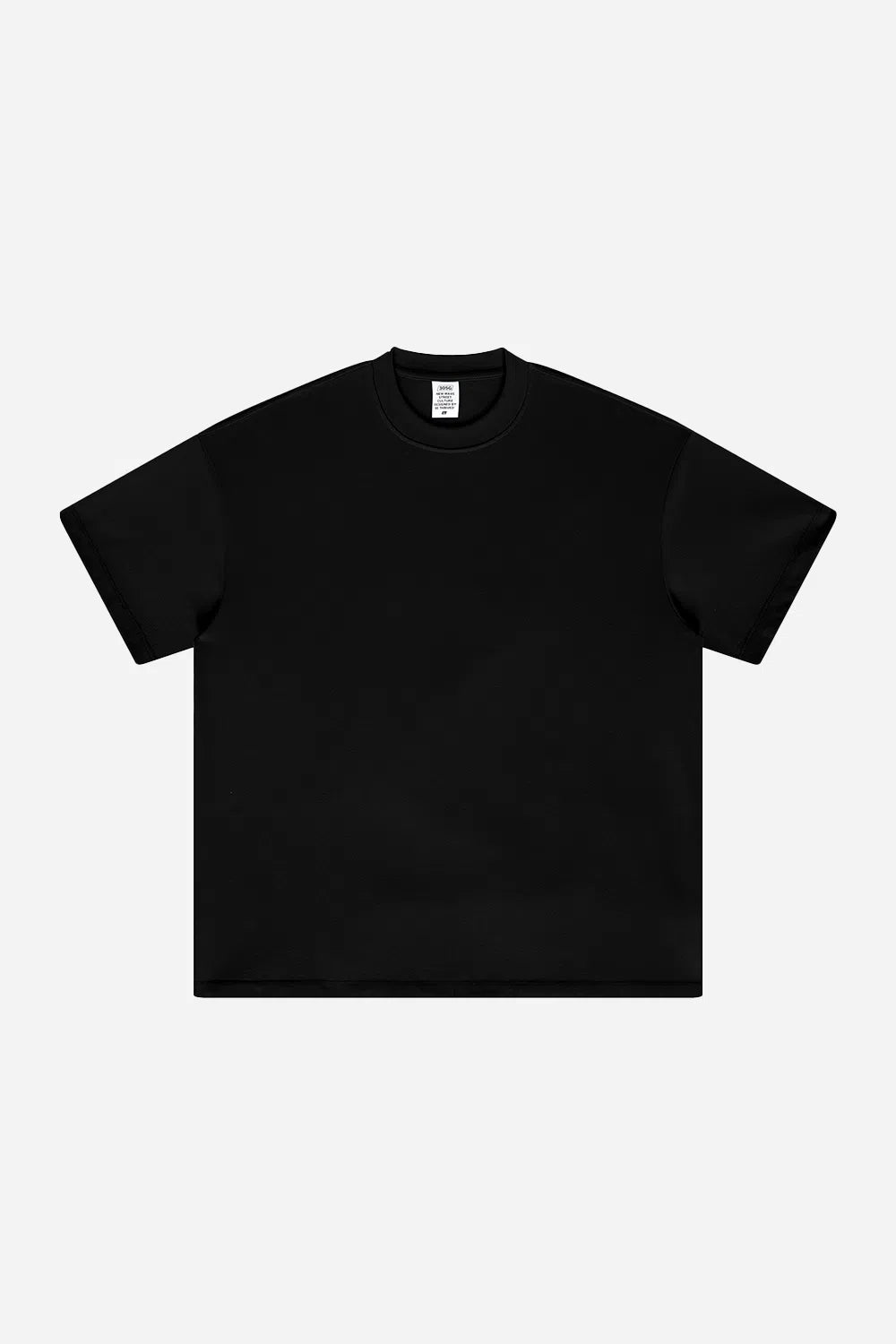 T-Shirt Blank Heavy 100% Cotton - BLACK-LOTABY