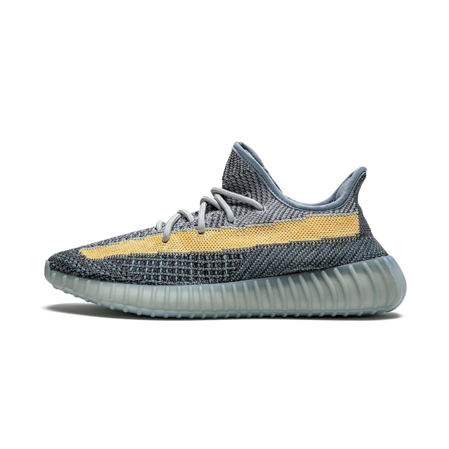 Grey and blue deals yeezys